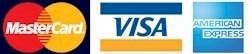 Bienvenidas: Master Card, Visa y American Express